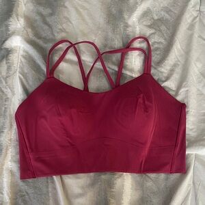 Lululemon Athletica Fuscia Strappy Sports Bra